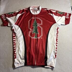 Adrenaline Promotions Stanford Cardinal Mens XL‎ Short Sleeve Cycling Jersey